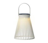 Lumineo Farol solar para jardín, 14 x 18 cm, plástico, lámpara solar LED para jardín, balcón, lámpara colgante exterior, lámpara solar para exterior como decoración de jardín, decoración de balcón,