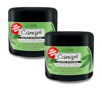 Luminer Crema de aceite de semillas de Cáñamo 2x500 ml - Gel de masaje con aceite de semillas de cáñamo, árnica y harpagofito - Rápida absorción