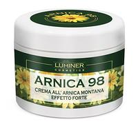 Luminer Crema de Árnica 200 ml - Bálsamo tipo caballo con arnica, aloe vera y mentol, ideal para masaje muscular y articular - Textura ligera y rápida absorción