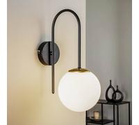 Luminex Aplique de pared Berlin negro/latón