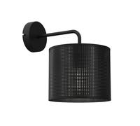 Luminex Aplique de pared Jovin, 1 luz, negro