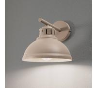 Luminex Aplique de pared Sven, 1 luz, beige, acero