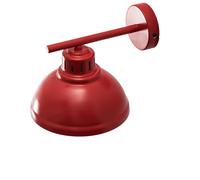 Luminex Aplique de pared Sven, 1 luz, rojo, acero, E27