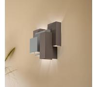 Luminex Aplique de pared Wall, beige, 5 x G9, acero