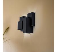 Luminex Aplique de pared Wall, negro, 5 x G9, acero
