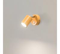 Luminex Foco de pared Fun, amarillo, 14 cm de altura, regulable, GU10