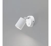 Luminex Foco de pared Fun, blanco, 14 cm de altura, regulable, GU10
