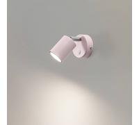 Luminex Foco de pared Fun, gris, 14 cm de altura, regulable, GU10