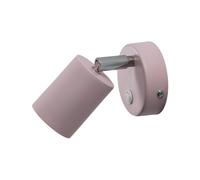 Luminex Foco de pared Fun, rosa, 14 cm de altura, regulable, GU10
