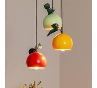 Luminex Lámpara colgante Apple mix, multicolor, metal, Ø 42 cm, 3 luces, E27