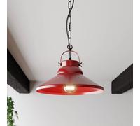 Luminex Lámpara colgante Iron, rojo