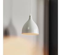 Luminex Lámpara colgante Nanu de metal gris claro con 1 luz