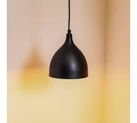 Luminex Lámpara colgante Nanu de metal negro 1 luz