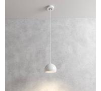 Luminex Lámpara colgante Sool, blanca, Ø 15 cm, metal