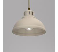 Luminex Lámpara colgante Sven, 1 luz, beige, acero