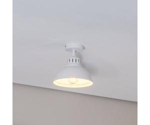 Luminex Plafón Sven, 1 luz, blanco, acero, E27
