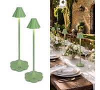 LuminexDesigns 2 Lámparas de Mesa Recargables con Forma de Flor AVEL TL18
