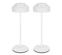 LuminexDesigns Lámpara de Mesa LED Recargable Pack de 2 TL16 VIOA