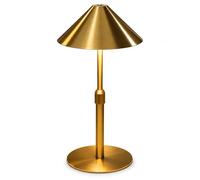 LuminexDesigns Para Exterior e Interior Lámpara de Mesa Sin Cable Recargable - Muy Luminosa, Batería Larga Duración, Altura Ajustable, Resistente IP54 para Terraza, Jardín, Camping, Trabajo