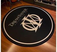 Luminexia Alfombra Bateria Acustica Alfombra de Tambor Alfombra Redonda Antideslizante Manta insonorizada Drum Mat para el hogar para Caja de Bombo y Otros Instrumentos Musicales