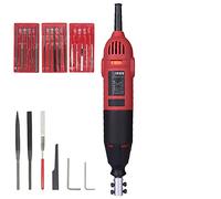 Luminexia Juego de Limas de Aguja,Juegos de Limas de Escofinas de Metal,Incluida la Hoja de Sierra Alternativa,Lima de Acero y Lima de Diamante,Lima Eléctrica,para Metal,Madera,Vidrio