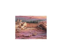 Luminiscencia Pintar por Numeros Adultos Arquitectura Kit Pintura con Lienzos para Pintar 50x70cm Luminiscencia Pintura Acrilica, Muro de las lamentaciones Cuadros Decoracion Salon Modernos GYYH-7006