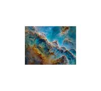 Luminiscencia Pintar por Numeros Adultos Pilares de la Creación Kit Pintura con Lienzos para Pintar 80x60 cm Luminiscencia Pintura Acrilica, Universo Cuadros Decoracion Salon Modernos GYYH-5159