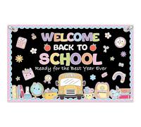 Luminora Telón de Fondo de Welcome Back to School 1,8x1,1 m