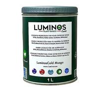 Luminos Cold - LUM1152 - MUSGO - Lasur al Agua basado en Biopolimeros. Protector Para Madera Exterior Reflectante IR - Verde Musgo 1L