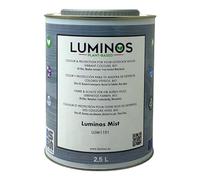 Luminos LUM1101 - MIST - Lasur al Agua basado en Biopolimeros. Protector Para Madera Exterior - Gris Niebla 2.5L