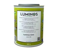 Luminos LUM1108 - LIME - Lasur al Agua basado en Biopolimeros. Protector Para Madera Exterior - Lima 2.5L