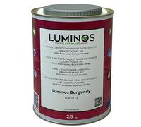 Luminos LUM1112 - BURGUNDY- Lasur al Agua basado en Biopolimeros. Protector Para Madera Exterior - Borgoña 2.5L