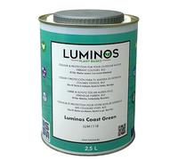 Luminos - LUM1118 - COAST GREEN- Lasur al Agua basado en Biopolimeros. Protector Para Madera Exterior - Verde Costa 2.5L