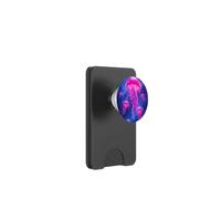 Luminoso Galaxy Medusa Diseño Cósmico Océano Arte, Náutico PopSockets PopWallet para MagSafe