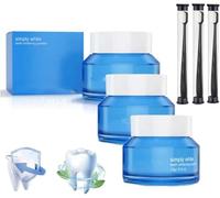 Luminoteeth - Polvo blanqueador de dientes, blanqueador de dientes natural de nieve, polvo potenciador de pasta de dientes blanqueadora mágica, limpieza de dientes frescos, fórmula oral no sensible