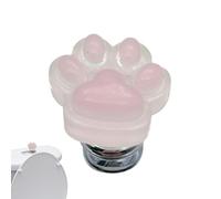 Luminous Cat Paw Toilet Flush Button - Long Nail Auxiliary Switch For | Universal Fit Resin Material | Toilet Button Pusher Luminous Top Push Button | Cat Paw Long Nail Saver & Decor For Bathroom