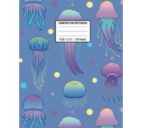 Luminous Drifters | A Notebook of Shimmering Inspiration: 7.5 x 9.25 inches | 110 lined pages | Jellyfish Themed