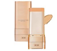 Luminous Dual-Ended Concealer Foundation Stick, Flawless & Long-Lasting Dual-Ended Foundation Stick, 2-in-1 Contouring Full-Coverage Cream Foundation for a Flawless Finish (04-WARM ALMOND)