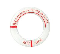 Luminous Ignition Key Ring Sticker - Glow In The Dark Car Key Hole Decor | Epoxy Resin, Polished Fadeless, Universal Fit Outside Diameter 3.4cm Inside Diameter 2.3cm