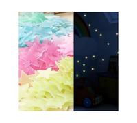 Luminous Stars, Self-Adhesive, Colourful, Stars, Wall Stickers, Fluorescent Plastic, Luminous Stars