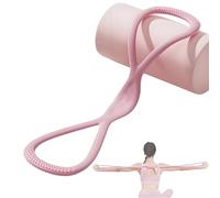 Luminousdo - Bandas de resistencia, figura 8, bandas de ejercicio para mujer, correas de entrenamiento de cuerpo completo con asas ergonómicas para entrenamiento de fuerza, yoga y pilates (rosa, 25