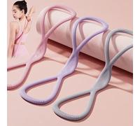 Luminousdo Resistance Bands,Figure 8 Resistance Bands for Women Men,Luminous Do Exercise Bands with Handles for Working out, Arm, Chest Expander Strap (Pink15+Purple25+Gray35 lbs)