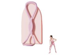 Luminousdo Resistance Bands, Figure 8 Resistance Bands for Women Men, Luminous Do Exercise Bands with Handles, for Working out, Arm, Chest Expander Strap, Fullbody Yoga (Pink,25LB)