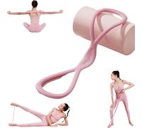 Luminousdo Resistance Bands, Figure 8 Resistance Bands for Women Men, Luminous Do Exercise Bands with Handles for Working out, Arm, Chest Expander Strap (Pink,25 lbs)