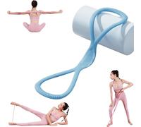 Luminousdo Resistance Bands, Figure 8 Resistance Bands for Women Men, Luminous Do Exercise Bands with Handles for Working out, Arm, Chest Expander Strap (Blue,35 lbs)
