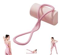 Luminousdo Resistance Bands,Figure 8 Resistance Bands for Women Men,Upgraded 8 Shaped Resistance Band with Handles, for Working out, Arm, Chest Expander Strap, Yoga Starter Set (Pink 15P)