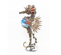 Luminova Rompecabezas de metal 3D para adultos, modelo de caballito de mar, lámpara de planeta, kits de modelo de metal 3D, 2100 piezas, modelos mecánicos de metal, regalos de cumpleaños para niños