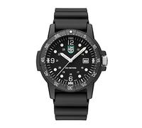 Luminox - G Sea Bass - Reloj para Hombre 44 mm - Reloj Militar - Función de Fecha - Resistente al Agua 100 m - Relojes para Hombre - Fabricado en Suiza, Esfera: Negro, Correa: Negro, Números: Blanco