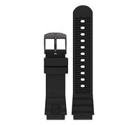 Luminox Leatherback Sea Turtle Series - Correa de reloj de goma negra para hombre, para Leatherback SEA Turtle serie 0300, ancho de la correa: 19 mm, FPX.1901.21B.K, negro, 19 mm, moderno