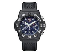 Luminox Navy Seal Chronograph XS.3583-45mm Carbonox, Esfera Azul, Correa de Goma Negra, Movimiento de Cuarzo Suizo de 20 ATM